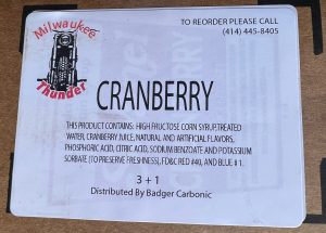 Milwaukee Thunder Soda